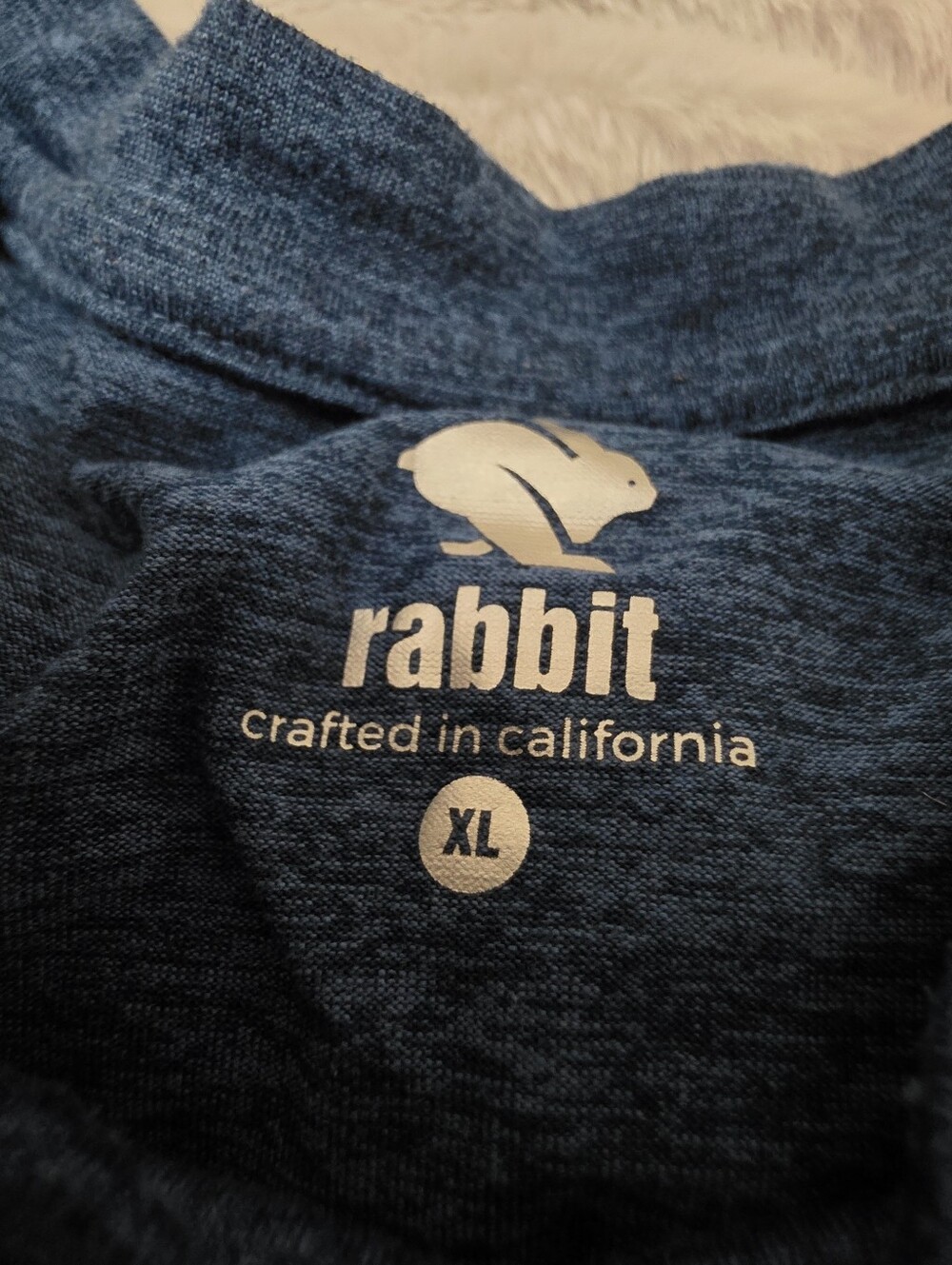 Rabbit Running Men’s EZ Tee Long Sleeve Blue Size XLarge - Picture 8 of 10